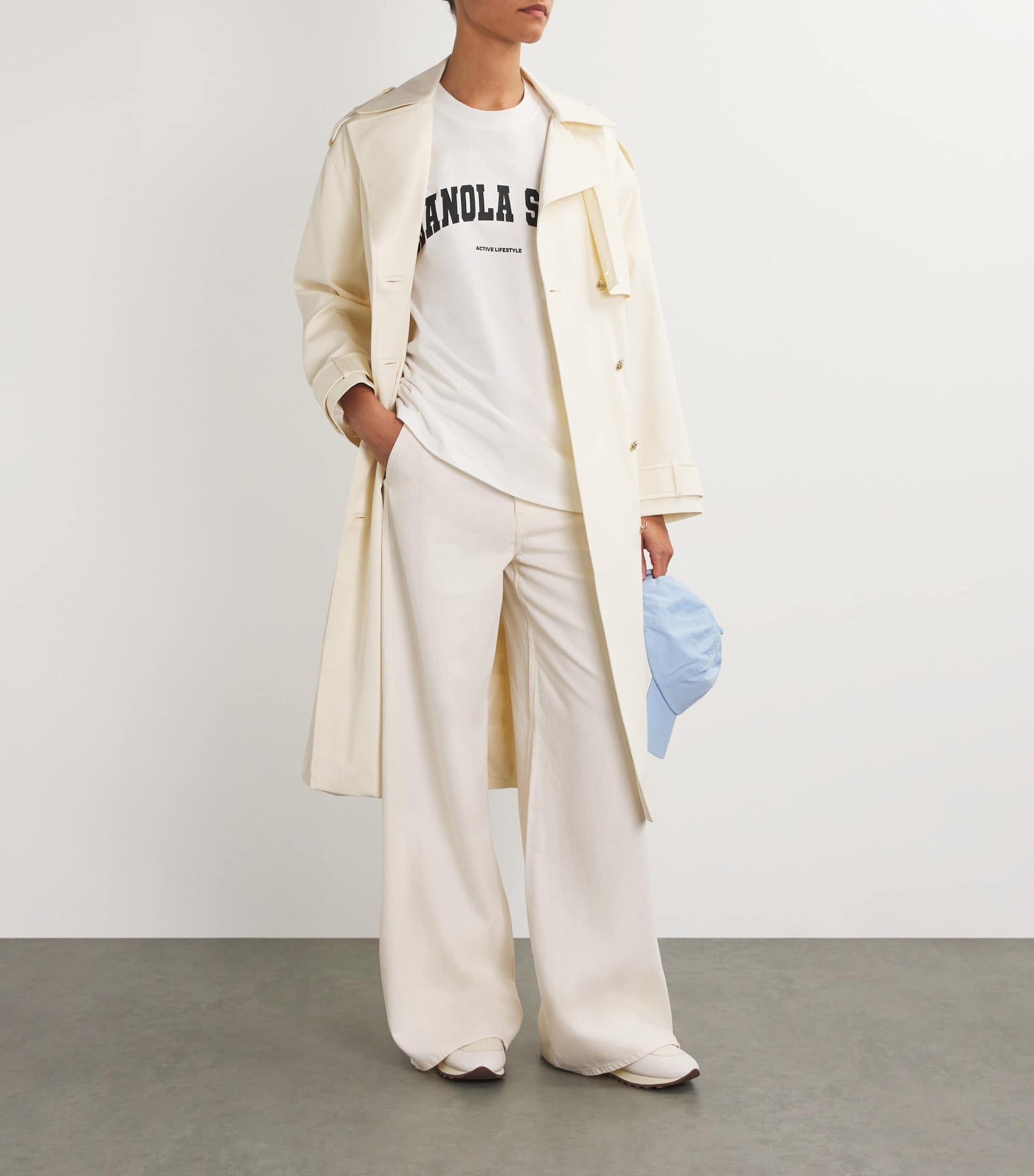 Cotton Oversized T-Shirt WHITE