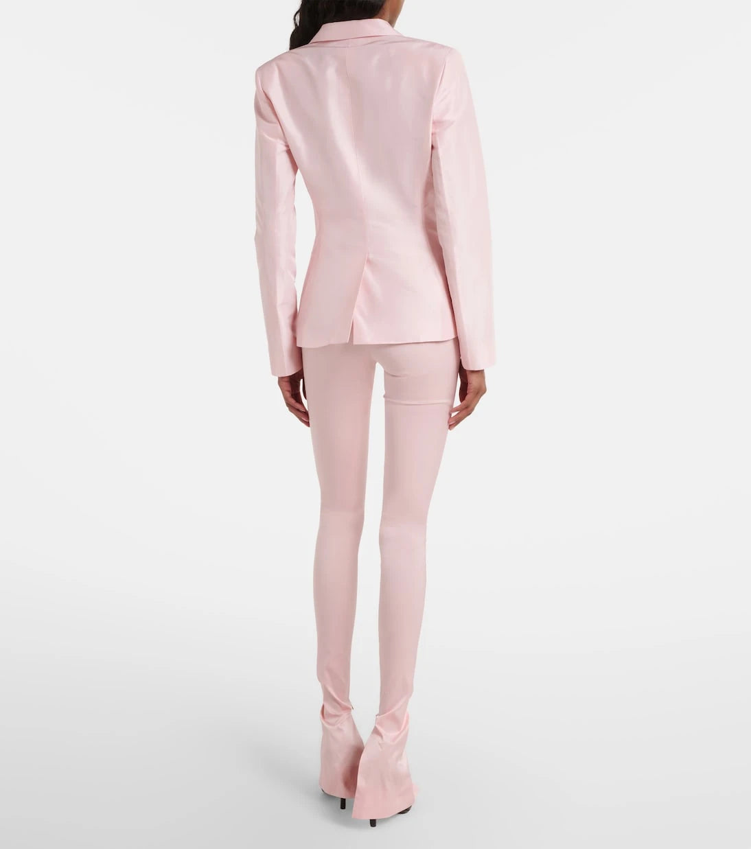 Gucci - Silk-blend faille leggings