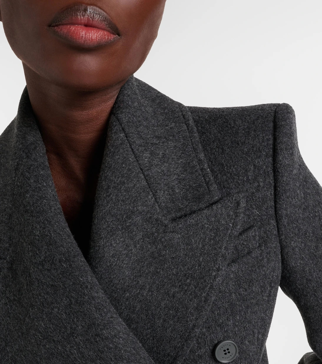 McQueen - Double-breasted wool jacket