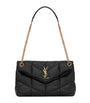 Saint Laurent Black Small Loulou Puffer Shoulder Bag