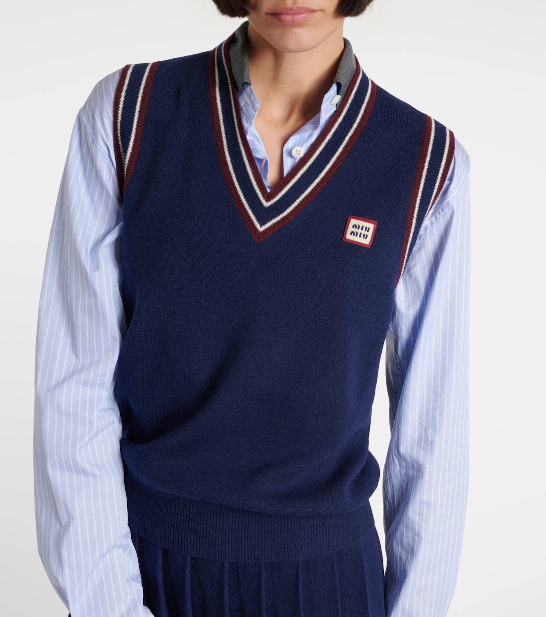 Miu Miu - Wool and cashmere sweater vest
