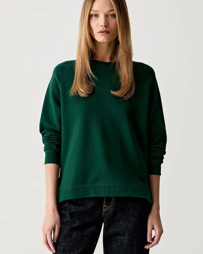Marc O'Polo kadın pamuklu oversize sweatshirt