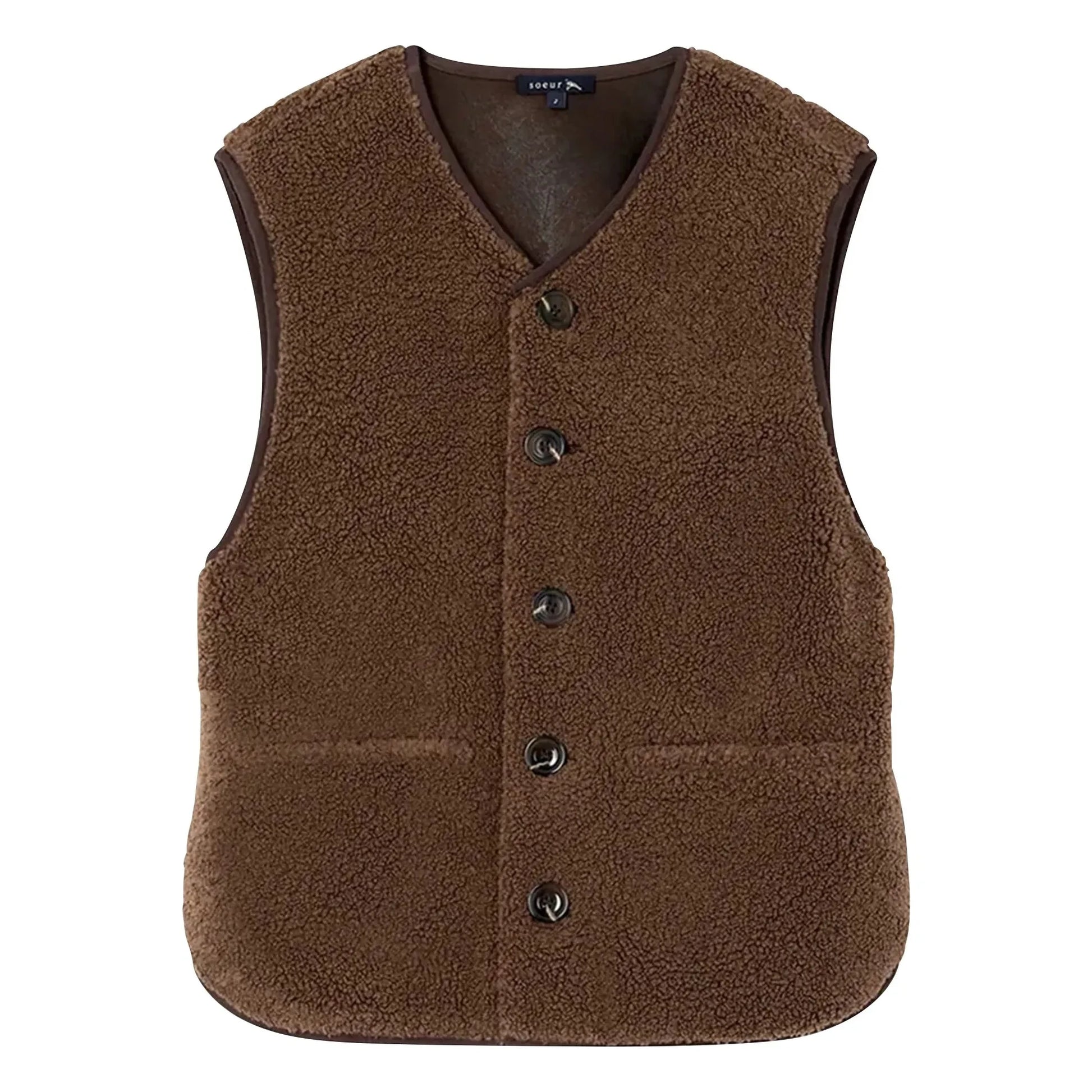 Soeur - Fusil Sherpa Jacket | Brown