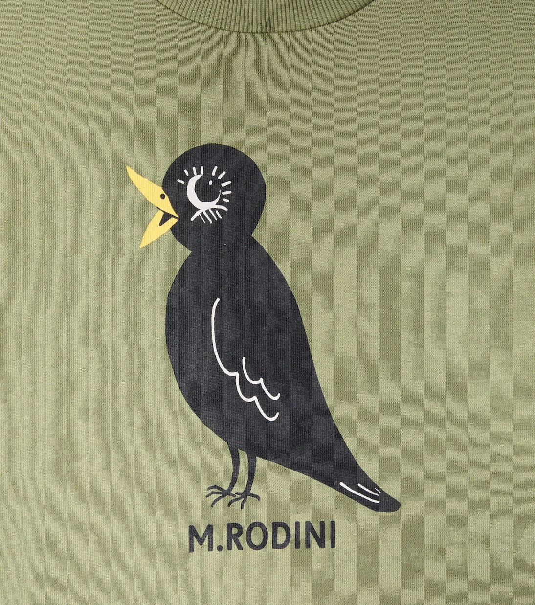 Mini Rodini - Blackbird cotton jersey sweatshirt