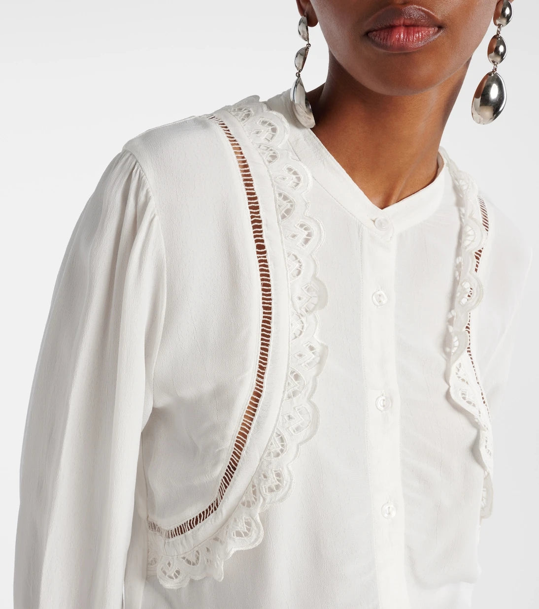 إيزابيل مارانت - بلوزة Filippa بتطريز أنجليز