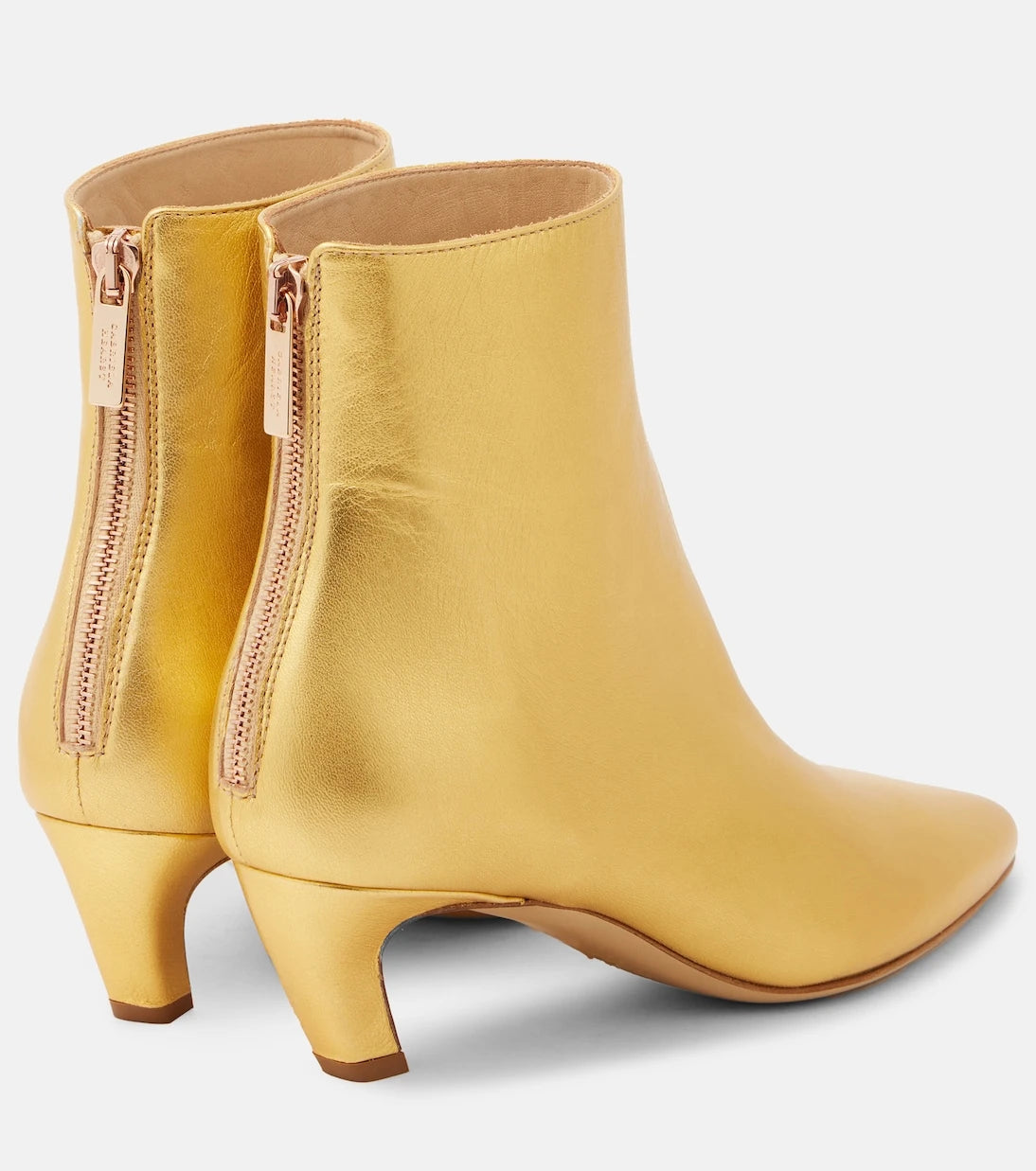 Gabriela Hearst - Clayton metallic leather ankle boots