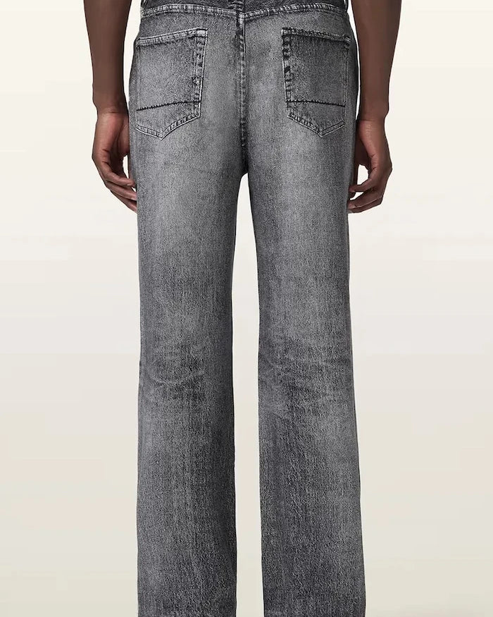 AllSaints wide leg erkek LENNY kot pantolon