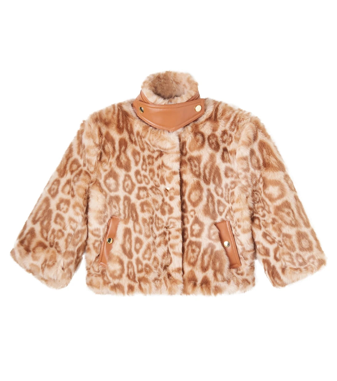Chloé Kids - Leopar desenli ceket