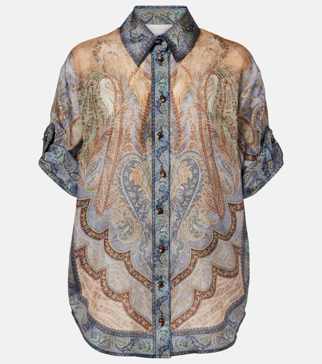 Zimmermann - Wanderlust printed silk top