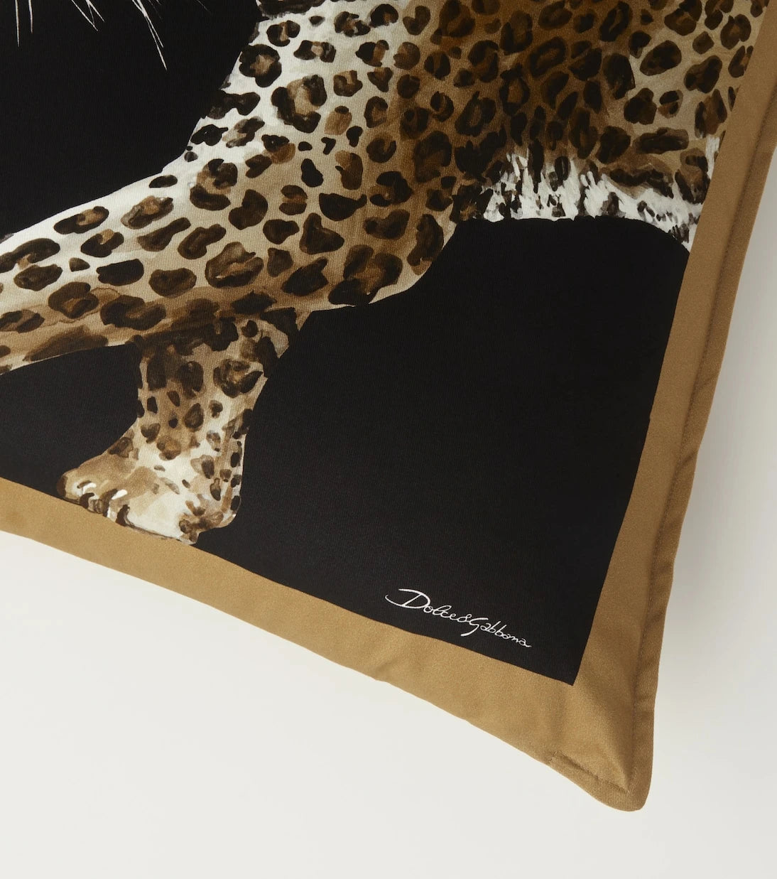 Dolce&Gabbana Casa - Leopardo Medium canvas cushion