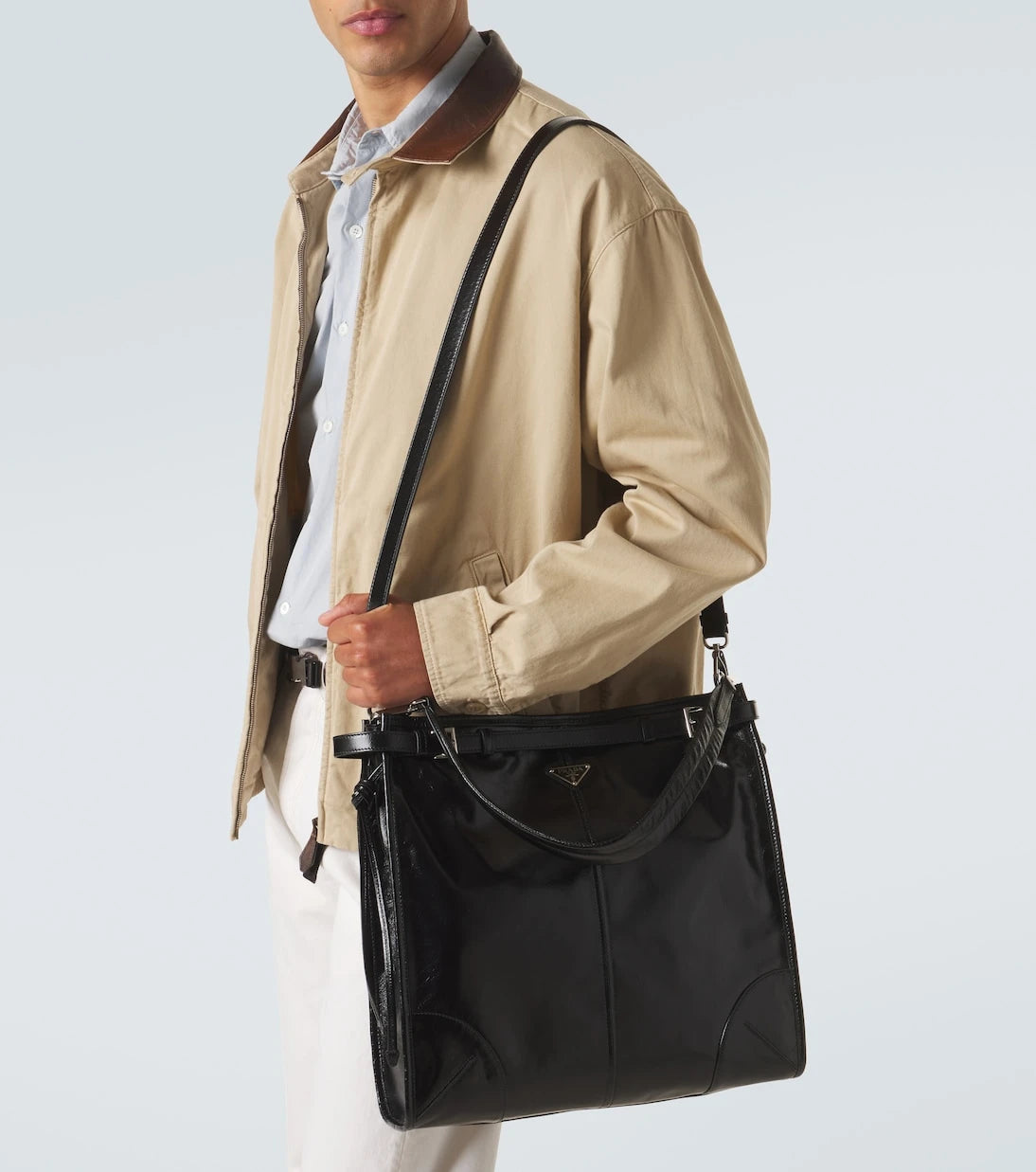 Prada - Prada Bonnie leather shoulder bag