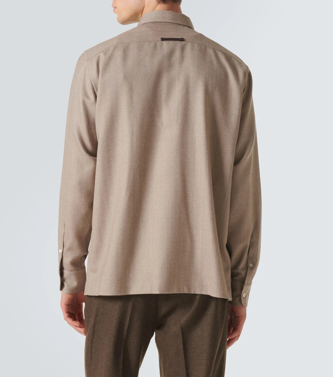 Berluti - Herringbone wool shirt