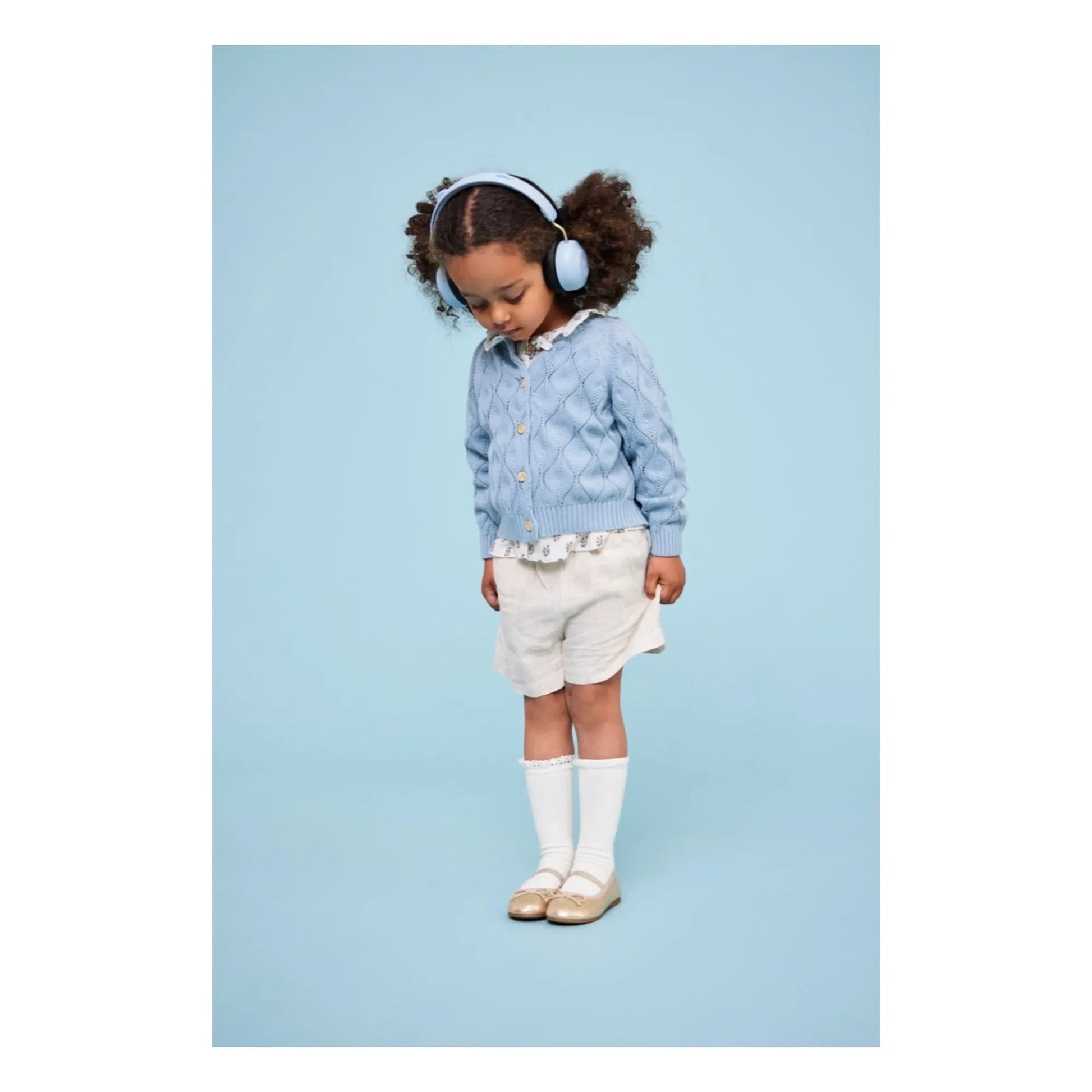 Kreafunk - Buzz Junior headphones | Light blue