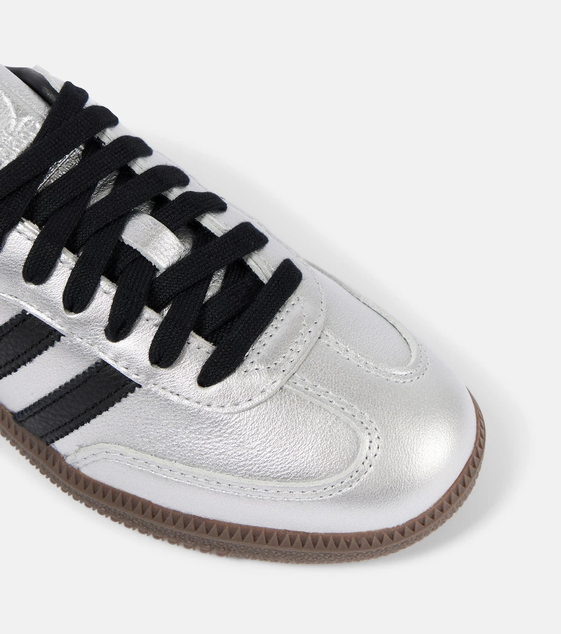 Adidas - Samba OG metallic leather sneakers