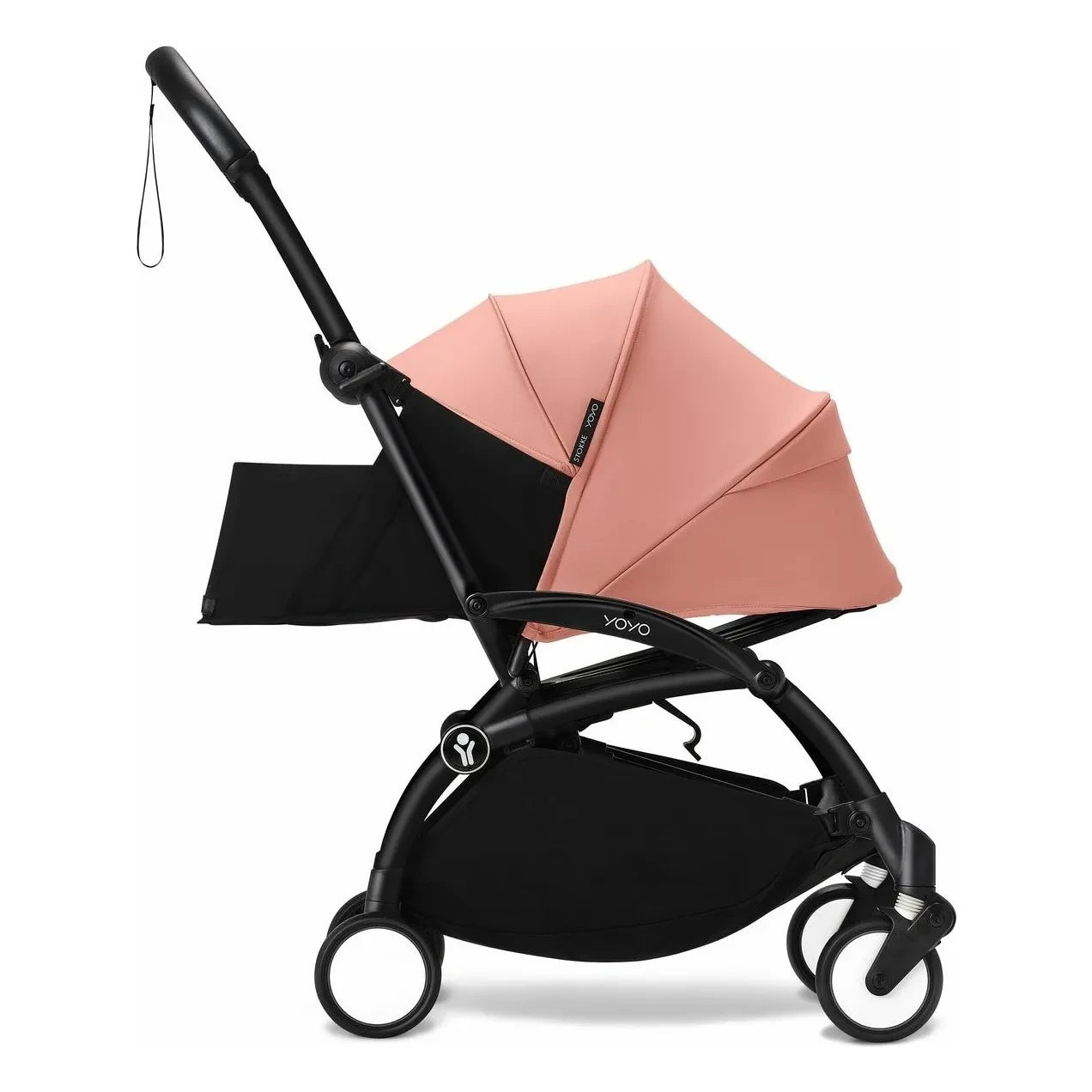 Stokke® - YOYO³ 0+ newborn stroller Black frame | Ginger