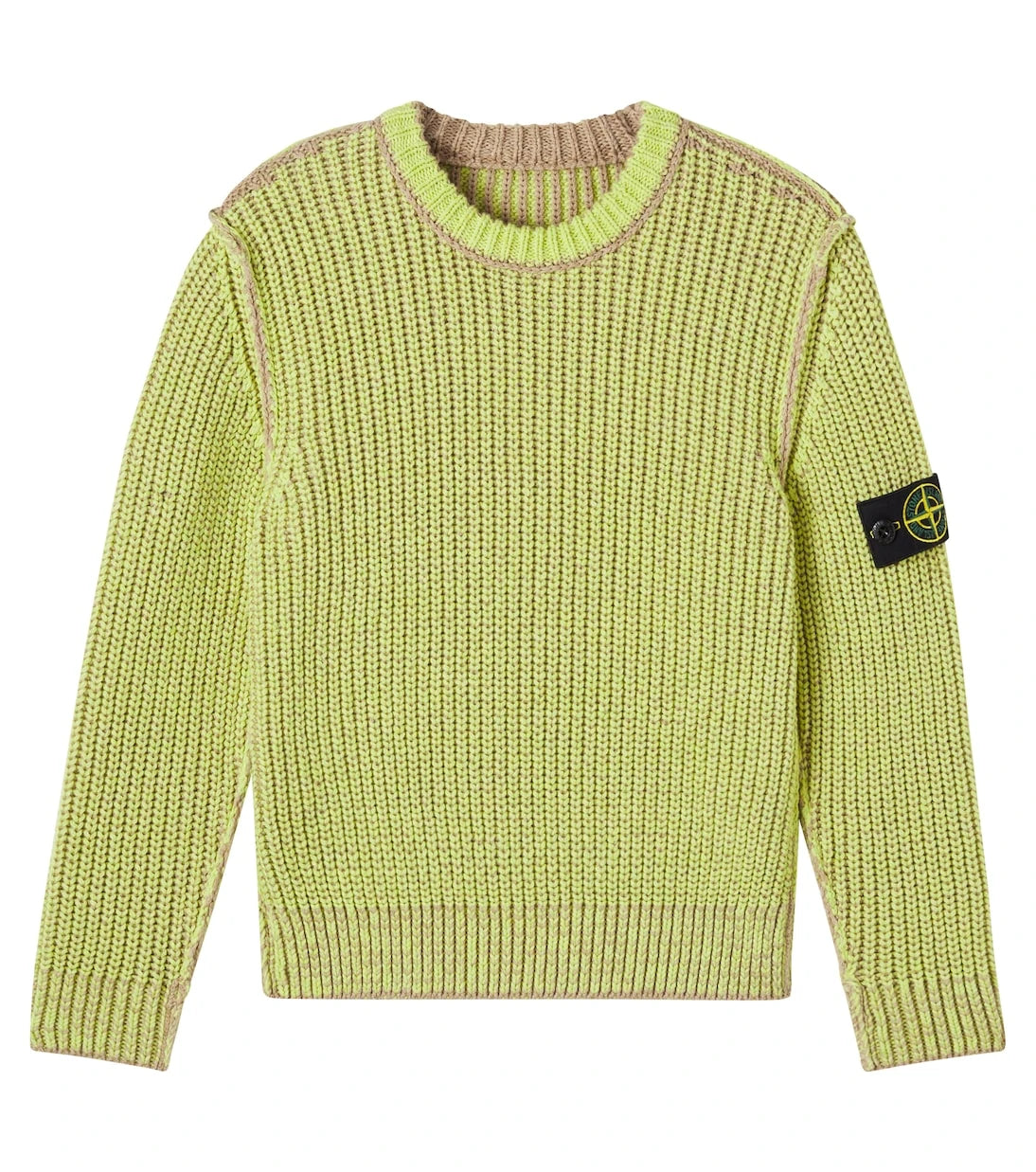 Stone Island Junior - كنزة صوف قطنية Compass