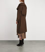 MAX&Co. Brown Wool-Cashmere Wrap Coat