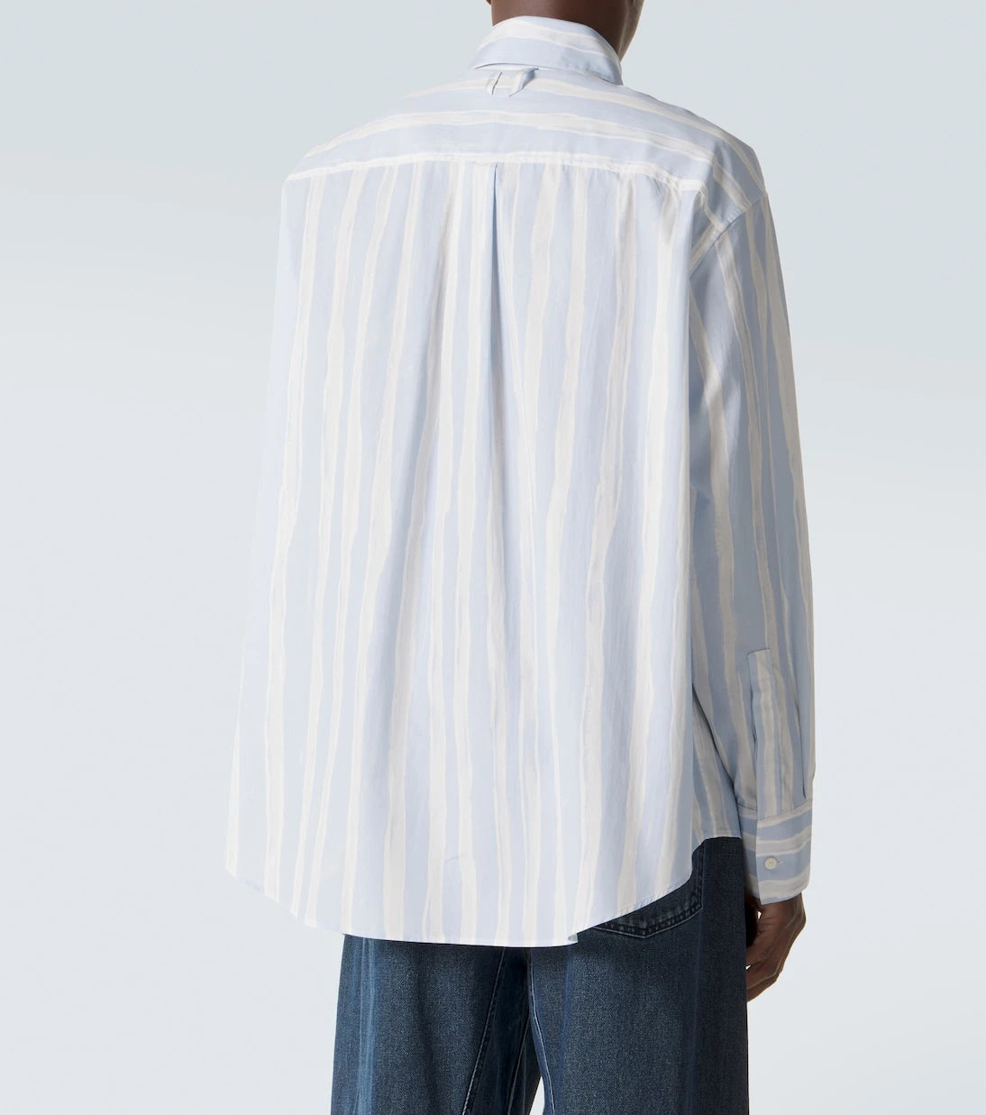 Jacquemus - قميص كامارج مخطط من القطن