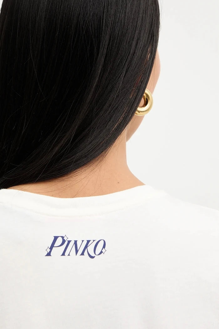 Памучна тениска Pinko