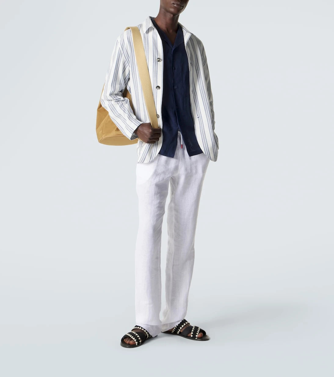 Kiton - Linen slim pants