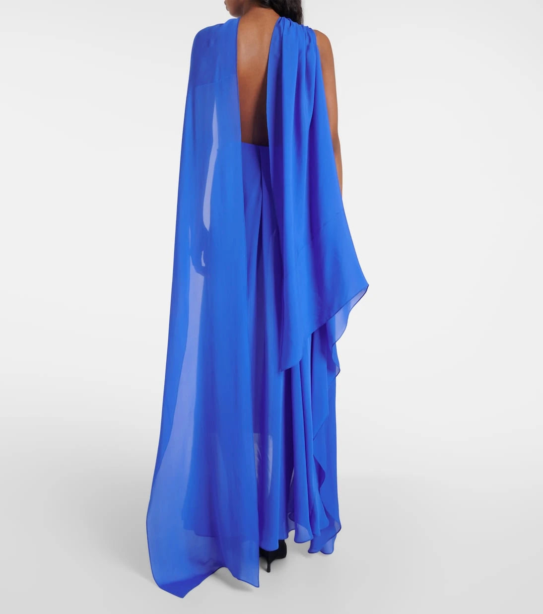 Givenchy - Draped asymmetric silk satin gown