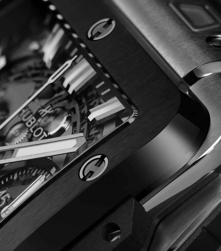 Hublot Titanium and Ceramic Square Bang Unico Watch 42mm