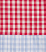 Thom Browne Kids Red Gingham Pleated Dress (2-12 Years)
