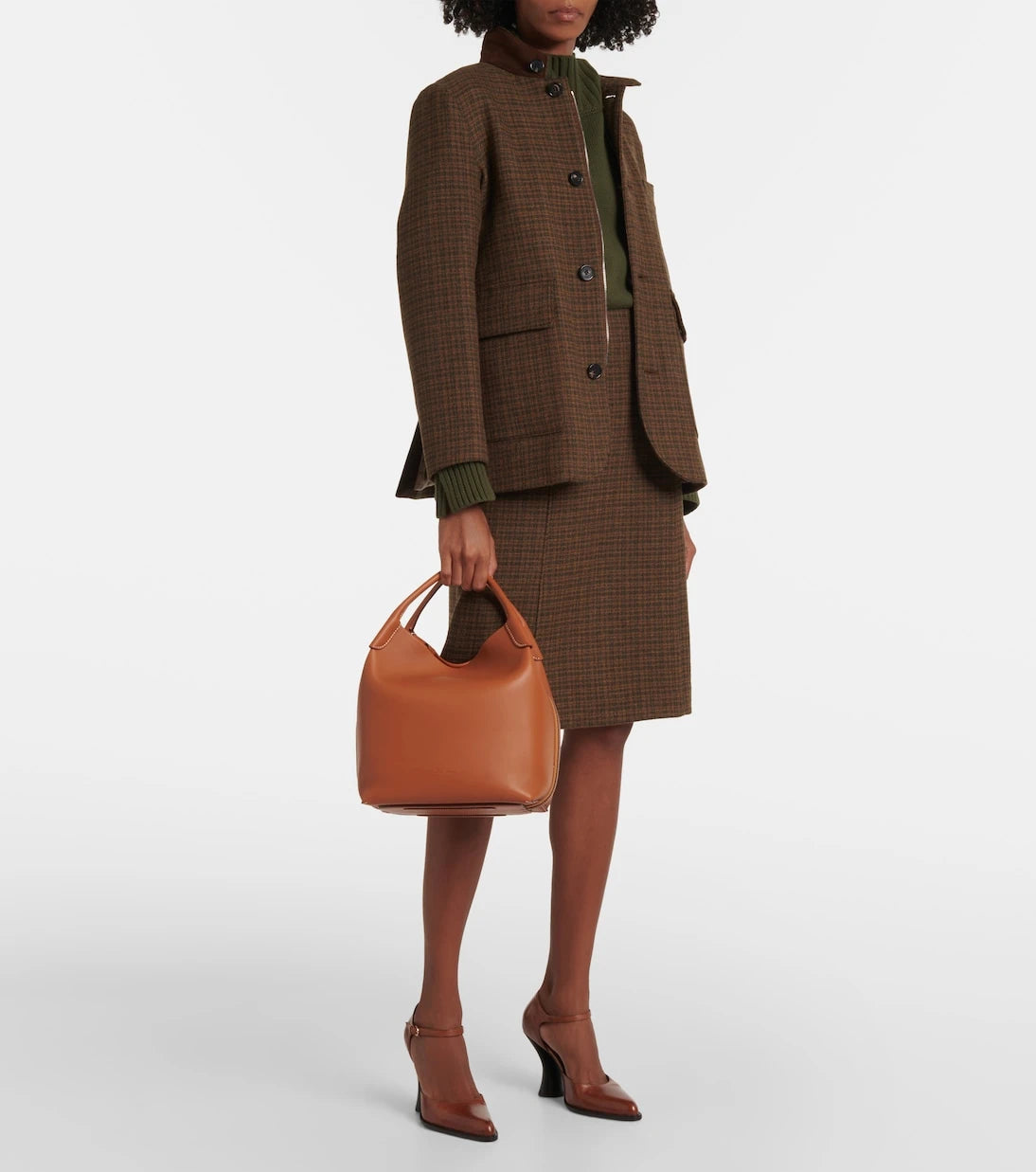 Loro Piana - Bale leather shoulder bag