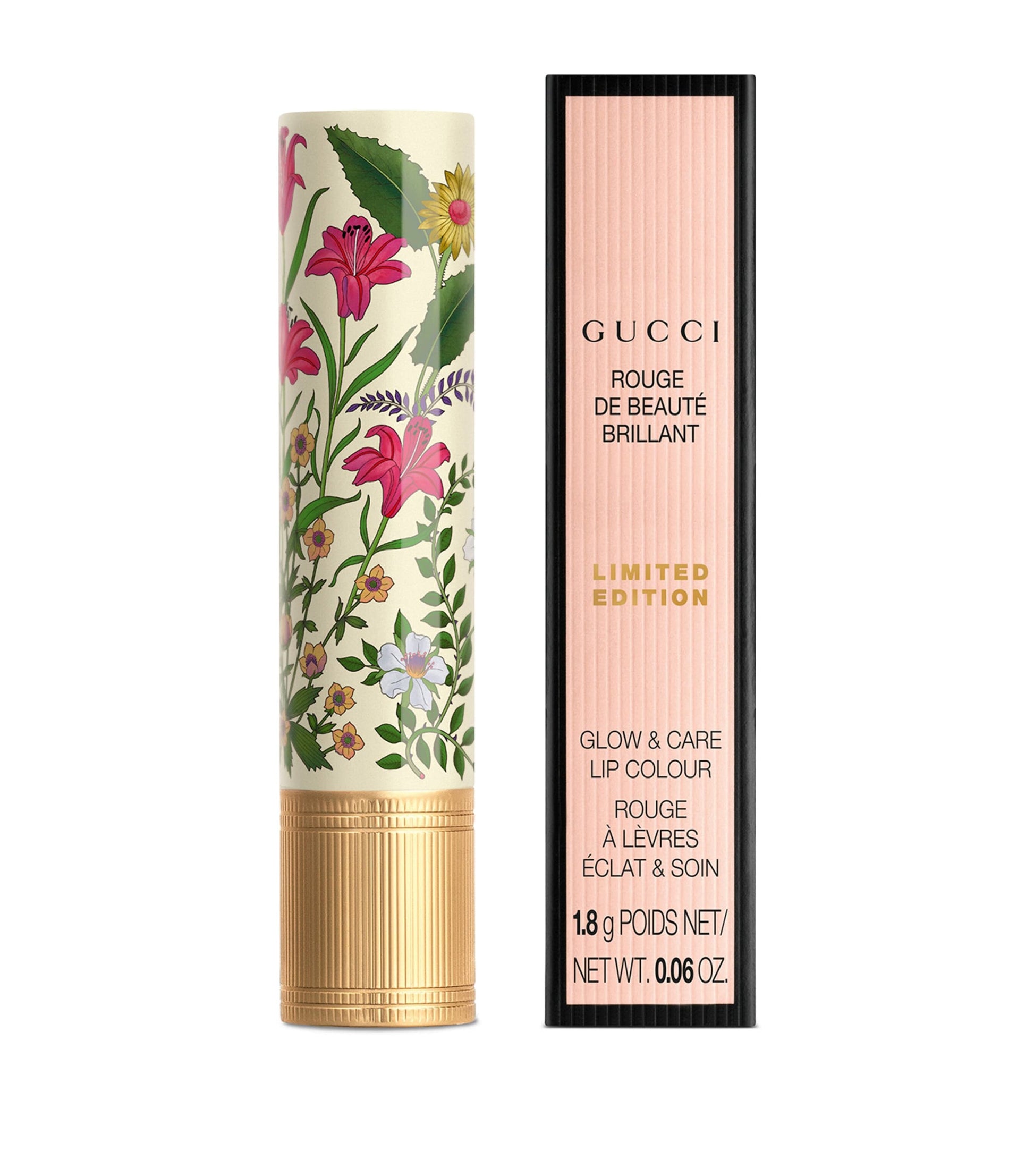 Gucci Rouge de Beauté Brillant Glow & Care Lip Colour