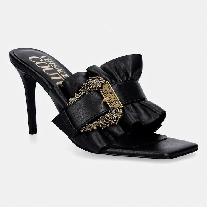Versace Jeans Couture чехли с висок ток дамски