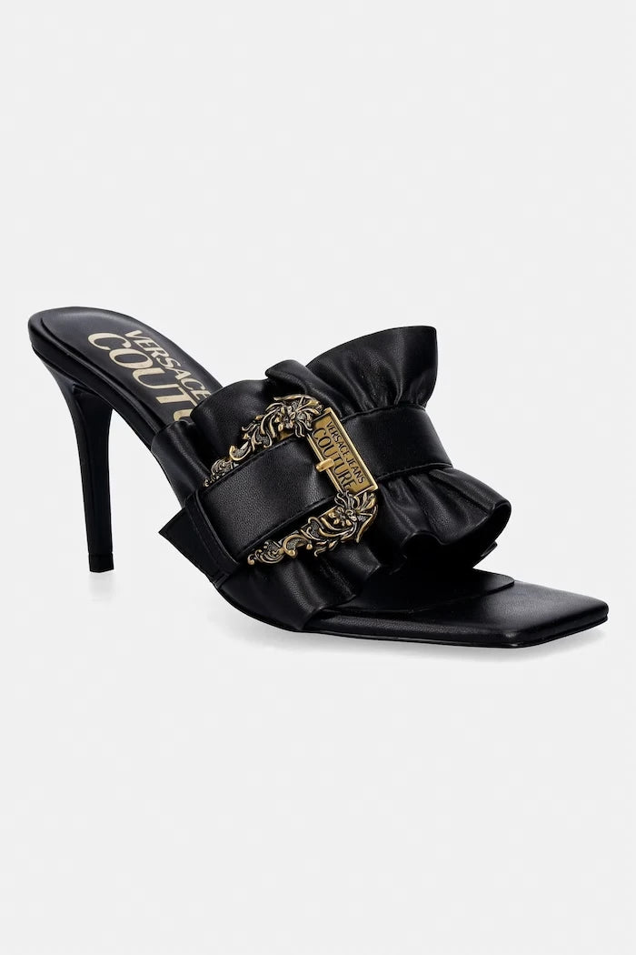 Versace Jeans Couture чехли с висок ток дамски