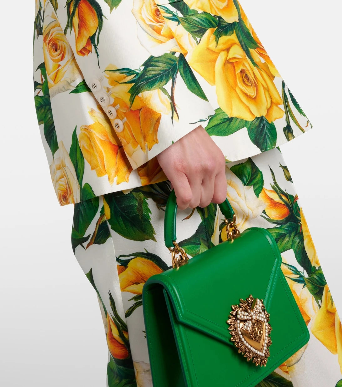 Dolce&Gabbana - Turlington floral silk-blend jacket