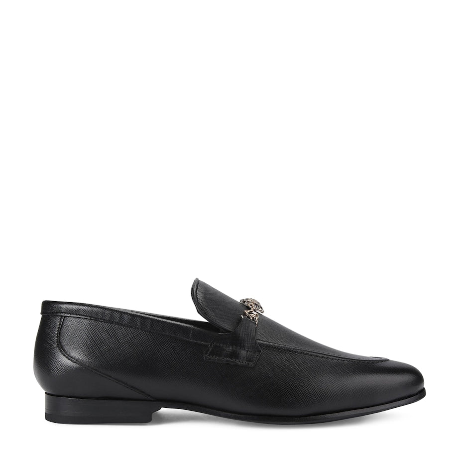 Grained Leather Alton Loafers