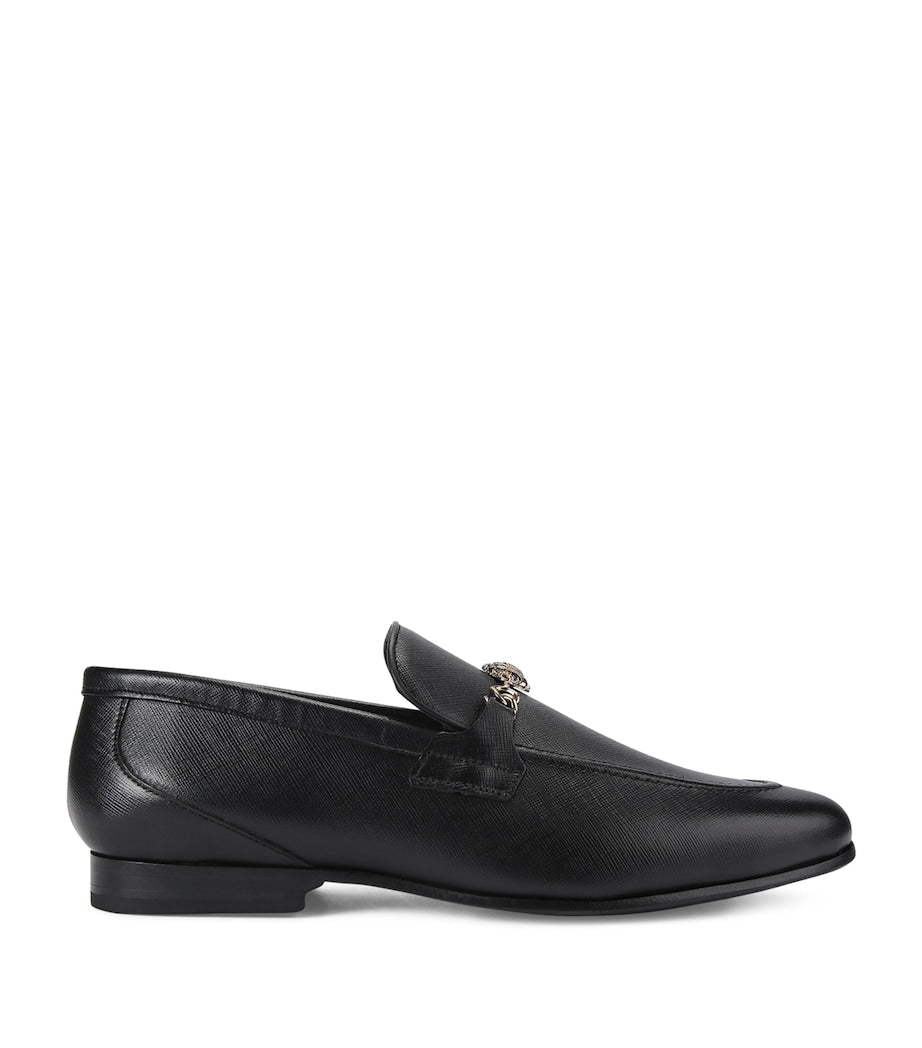 Grained Leather Alton Loafers