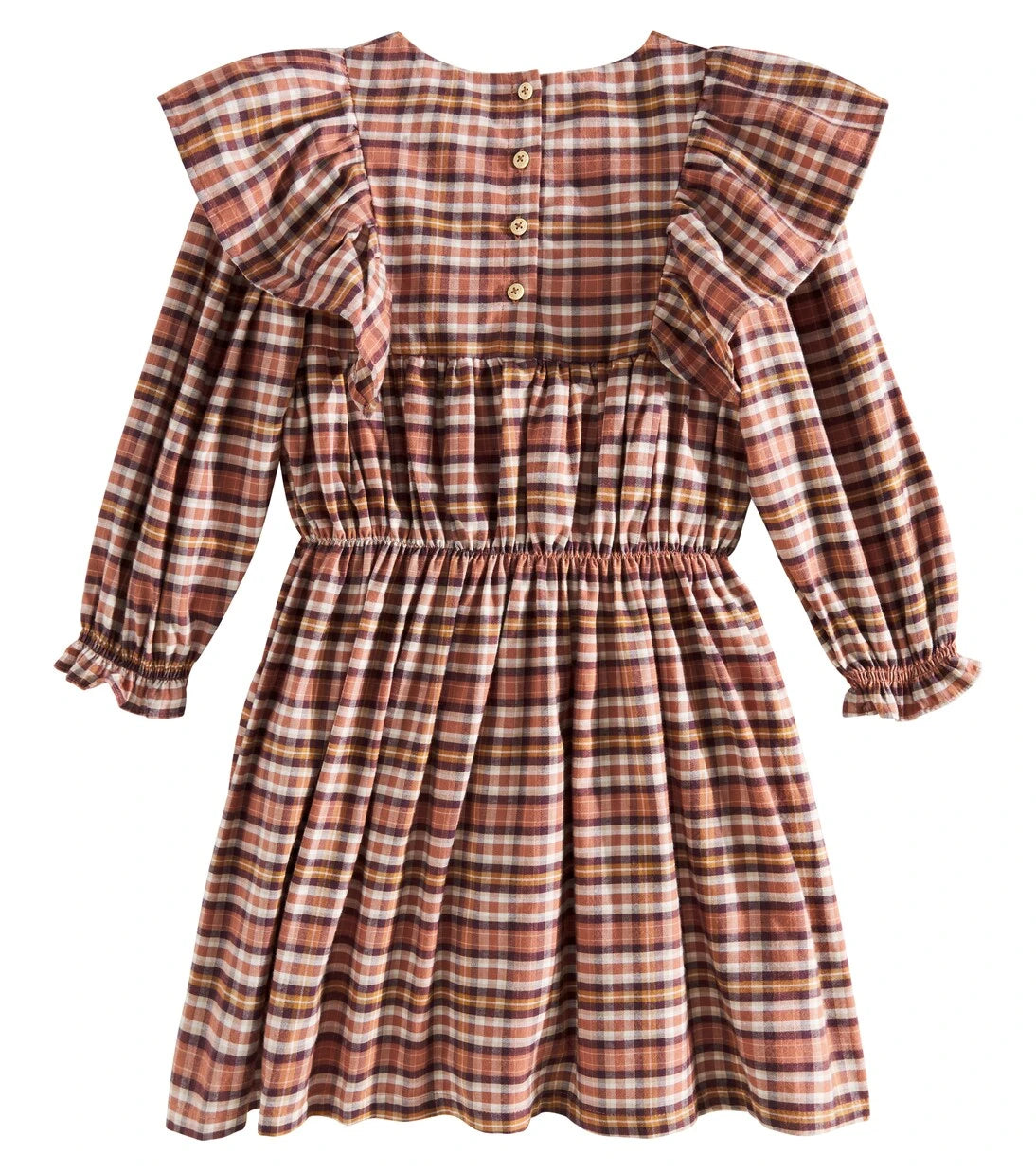 C'era Una Volta - Alice plaid cotton flannel dress