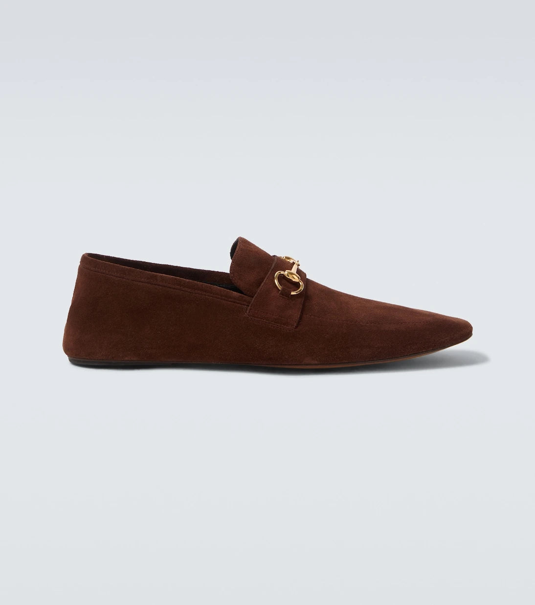 Gucci - Ragazzo Horsebit suede loafers
