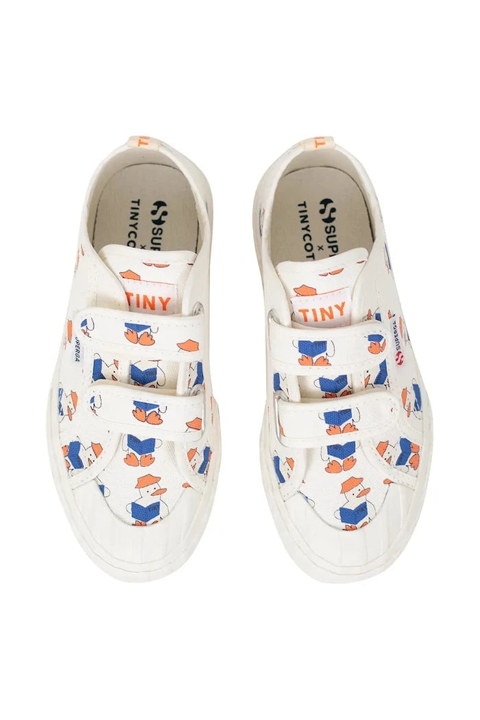 Детски ниски кецове Tinycottons READERS SNEAKERS X SUPERGA