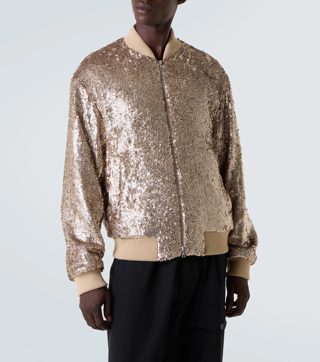 Dries Van Noten - Sequined bomber jacket