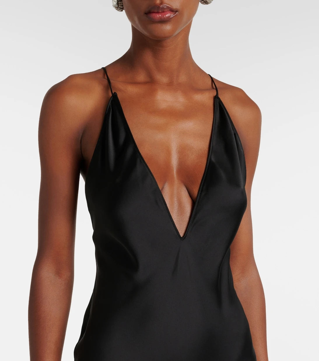 The New Arrivals Ilkyaz Ozel - Open-back satin gown