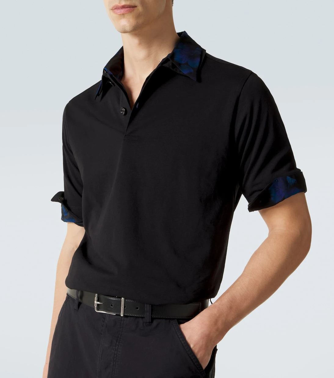 Dries Van Noten - Cotton jersey polo shirt