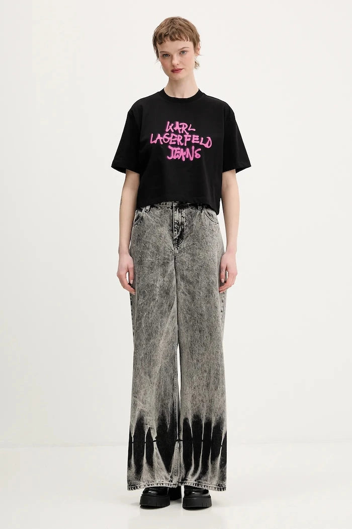 Памучна тениска Karl Lagerfeld Jeans