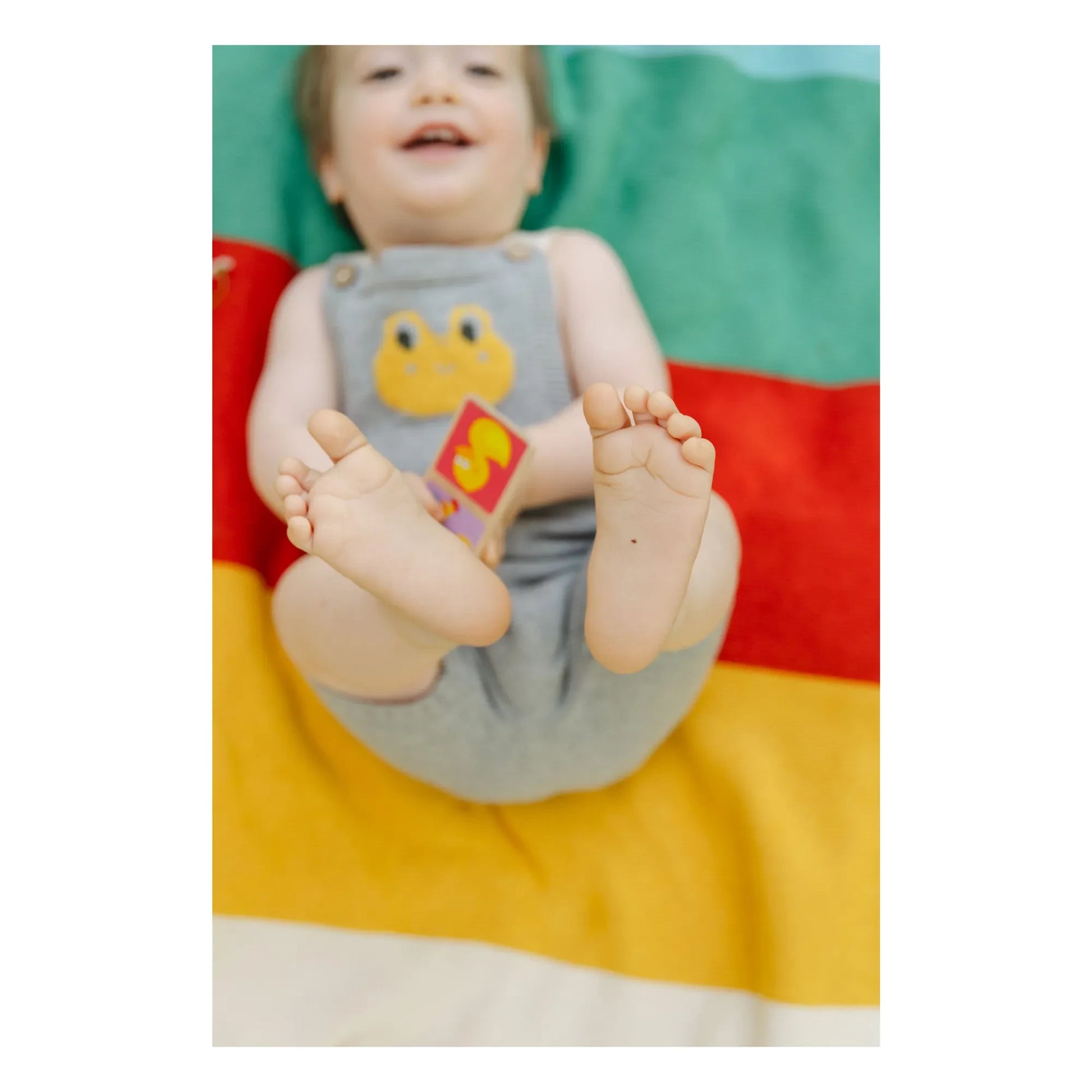 Bayiri - Doro Organic Cotton Knit Short Dungarees | Grey