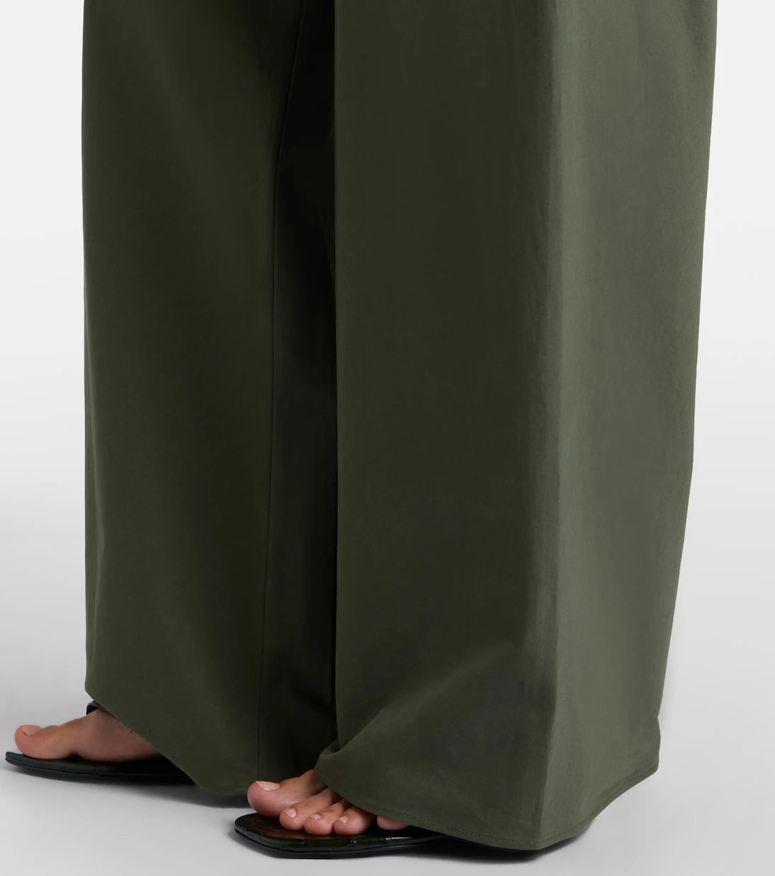 Vince - Colette cotton twill wide-leg pants