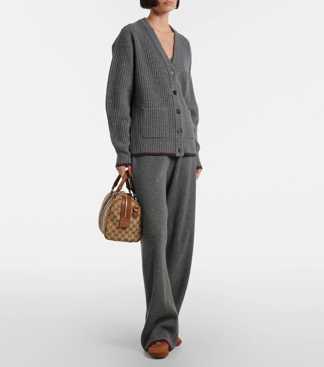 Gucci - حقيبة توتس أوفيديا متوسطة GG