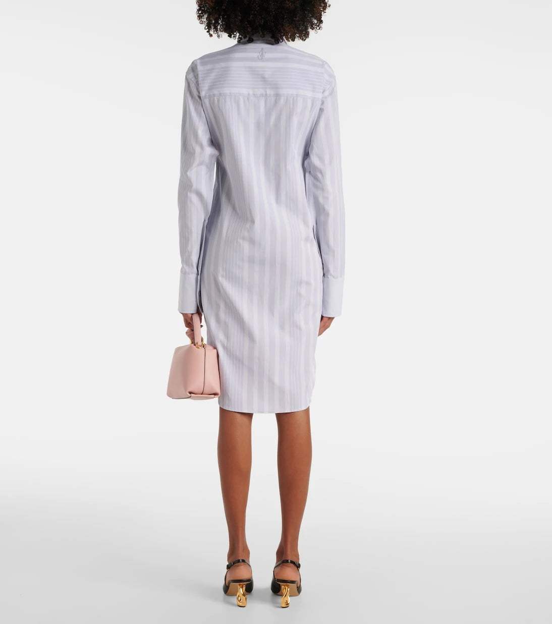 JW Anderson - Striped cotton shirt dress