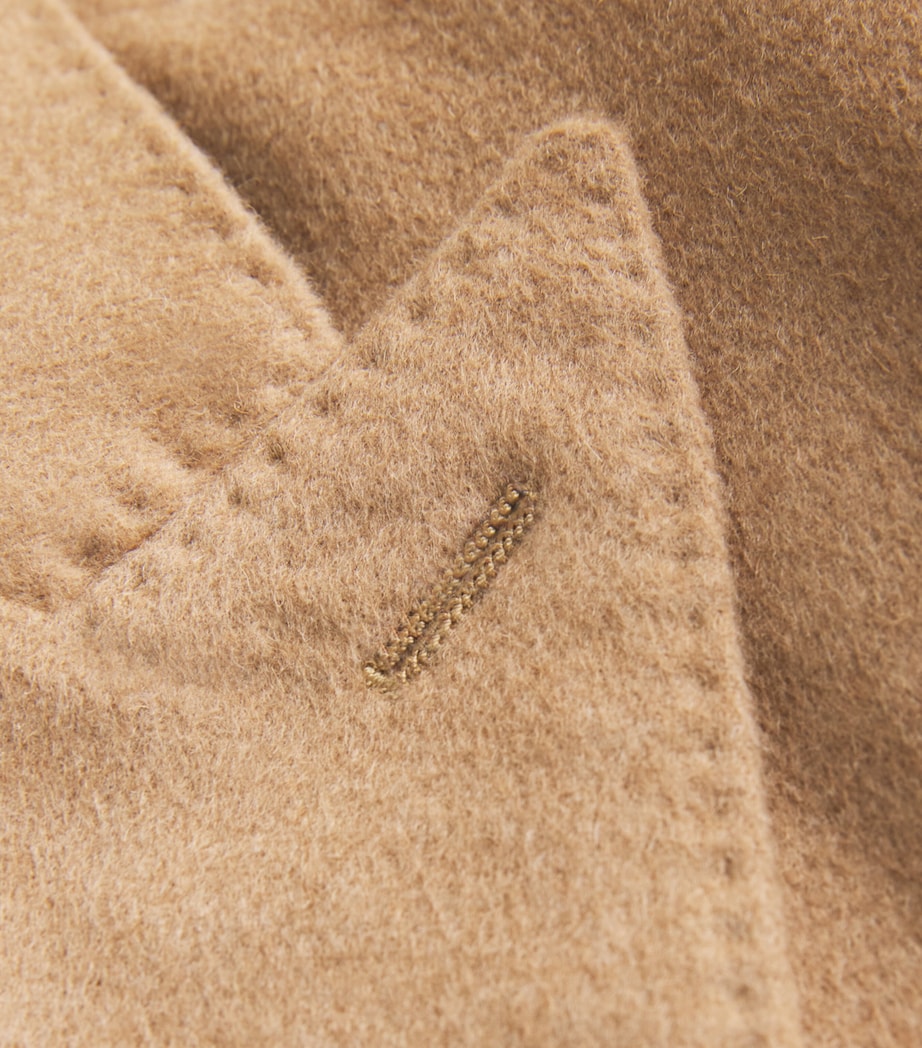 Max Mara Camel Hair Double-Breasted Blazer