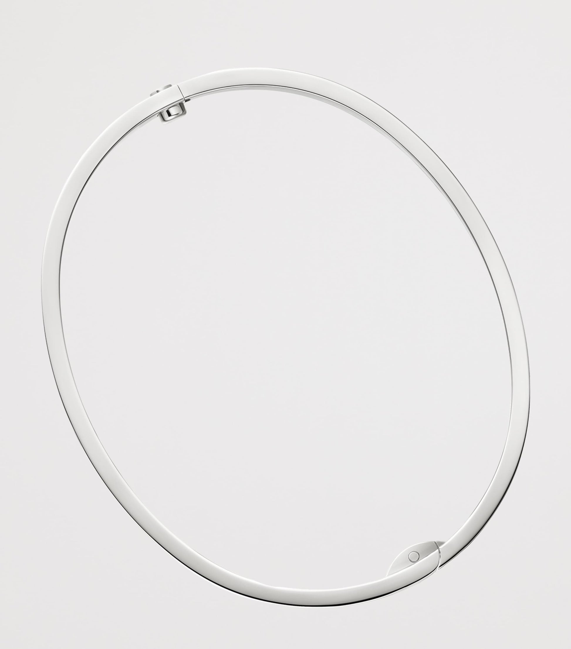 Medium White Gold and Diamond LOVE Bracelet