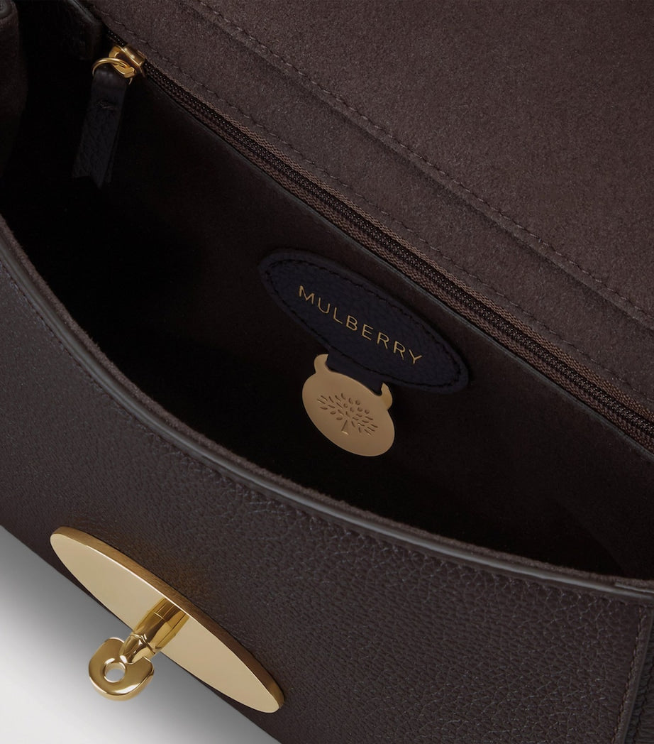 Mulberry Black Small Leather Lily Shoulder Bag