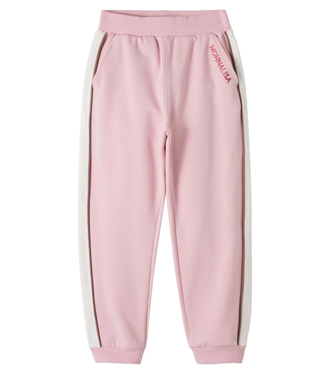 Monnalisa - Embellished cotton-blend sweatpants