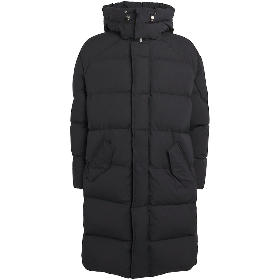 Moose Knuckles Black Everest Longline Puffer Coat